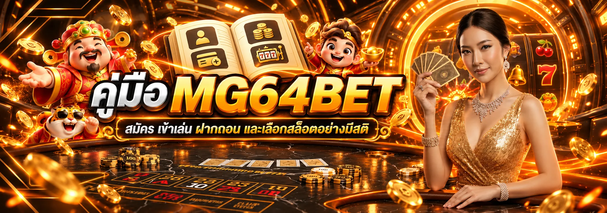 MG64BET คู่มือสมัคร เข้าเล่น ฝากถอน และสล็อต